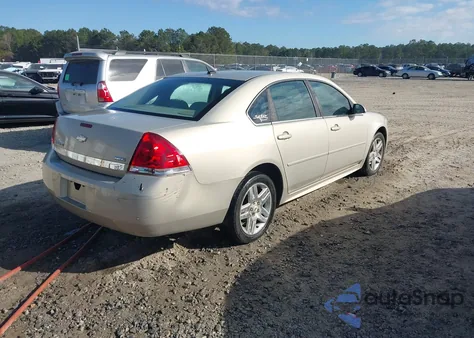 2010 Chevrolet Impala Lt из США, поврежденный, VIN 2G1WB5EK2A1217690